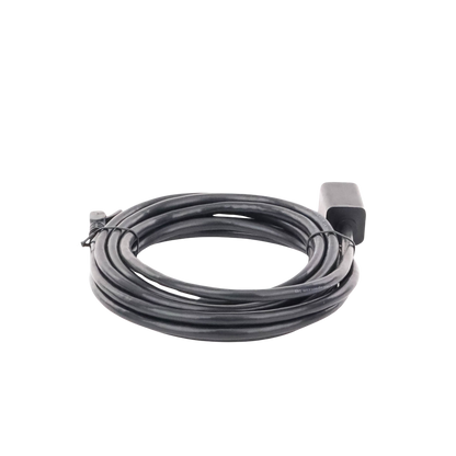 Cable de Extensión Cat6 RJ45 F/UTP / Macho a Hembra / 3 Metros (9.84 Pies) / Método de Conexión 568B / Velocidad de Transmisión 1000Mbps / Ancho de Banda del Canal 250MHz / Caja de Cobre / Negro
