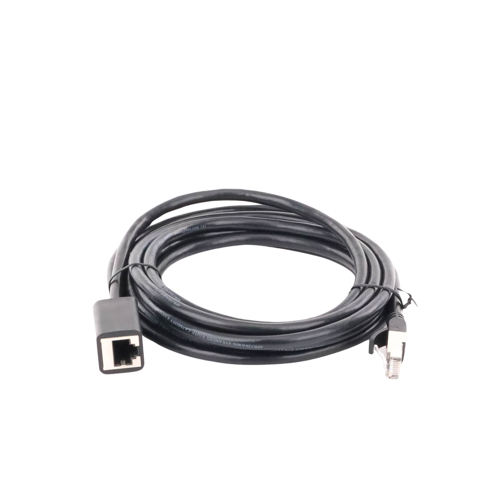 Cable de Extensión Cat6 RJ45 F/UTP / Macho a Hembra / 3 Metros (9.84 Pies) / Método de Conexión 568B / Velocidad de Transmisión 1000Mbps / Ancho de Banda del Canal 250MHz / Caja de Cobre / Negro