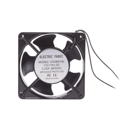 Ventilador a 110 Vca de 120 x 120 x 38 mm.