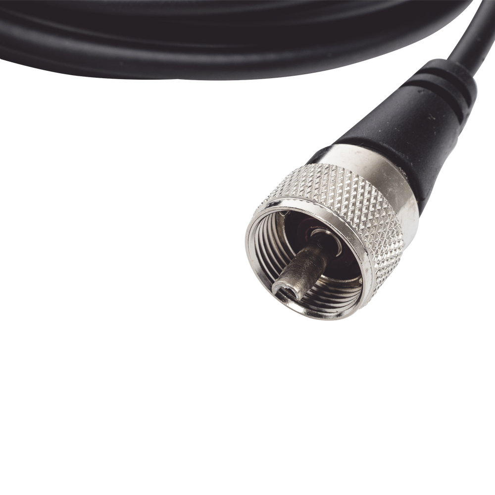 Montaje magnetico para antenas de 3/4" (Nmo), 5 m de cable RG-58A/U, conector UHF (PL-259) macho, diámetro de 5"