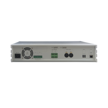 ETAPA DE POTENCIA DIGITAL 4x120W 100V  MILLENNIUM IP CON CONECTIVIDAD IP LAN, SUPERVISON, CALIDAD DE SONIDO HQ PARA 4 ZONAS, EN FORMATO RACK 2U