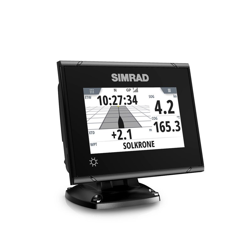 Sistema GPS Simrad P2005 con Antena GS70 / Pantalla Táctil a Color 5 Pulgadas / GPS + GLONASS / Navegador y Brújula GPS / Compatible con Radar, ECDIS y Autopiloto / Conexión Directa con Antena / Escalable con MX Junction Box