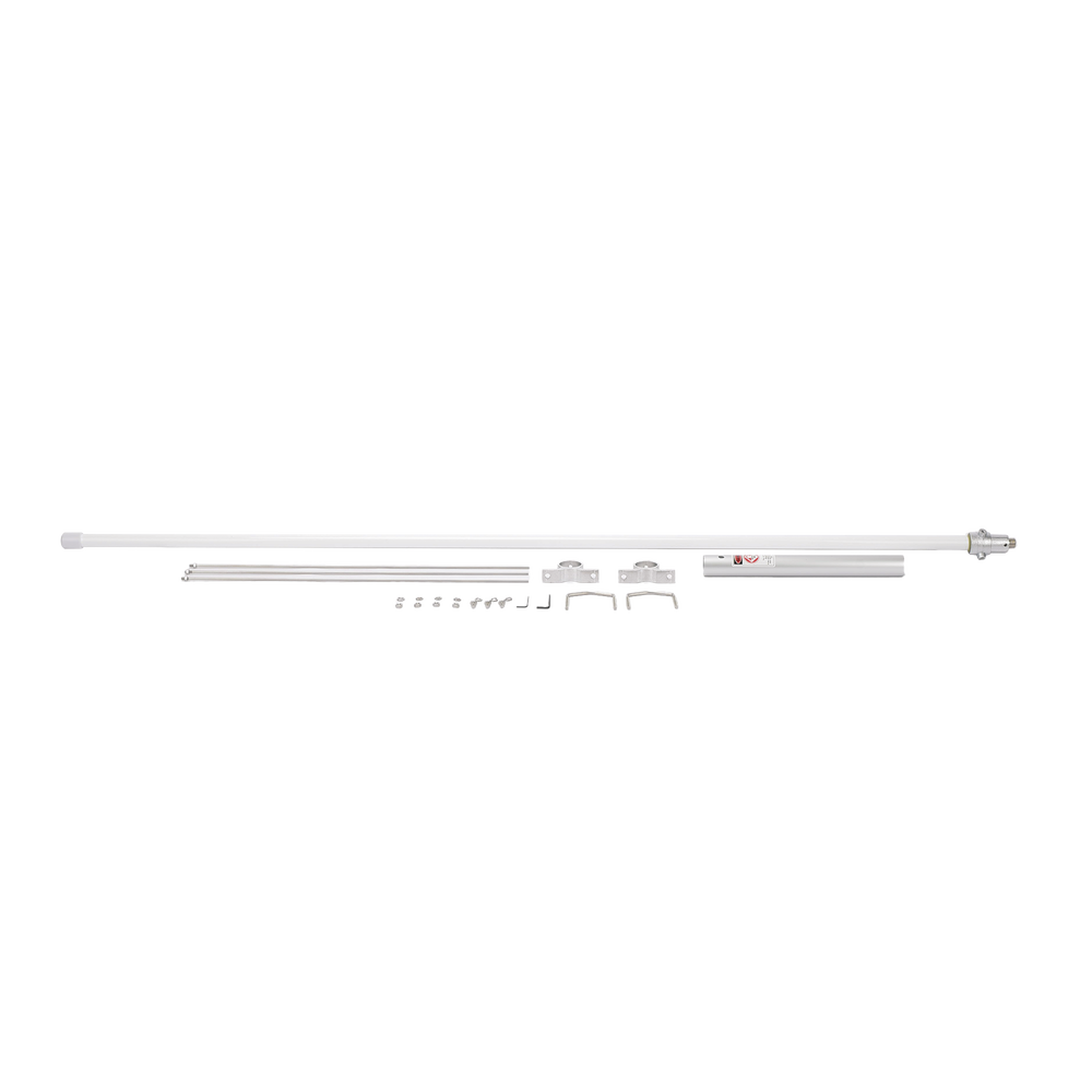Antena para base/repetidor de fibra de vidrio para VHF de 1 sección a 5/8 de onda