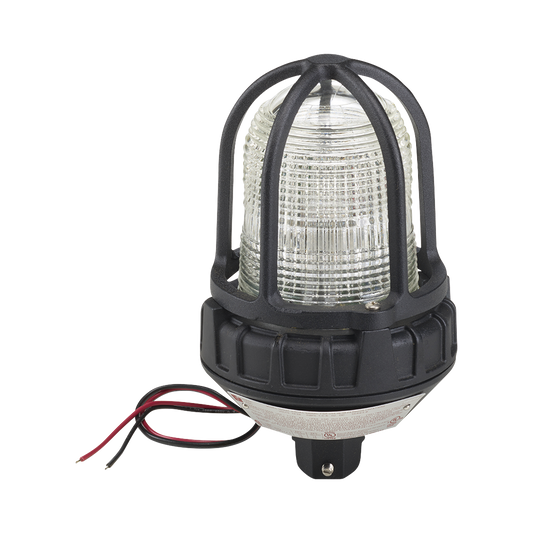 Luz estroboscópica para ubicaciónes peligrosas,  montaje tipo tubo, 12-24Vcc, magenta