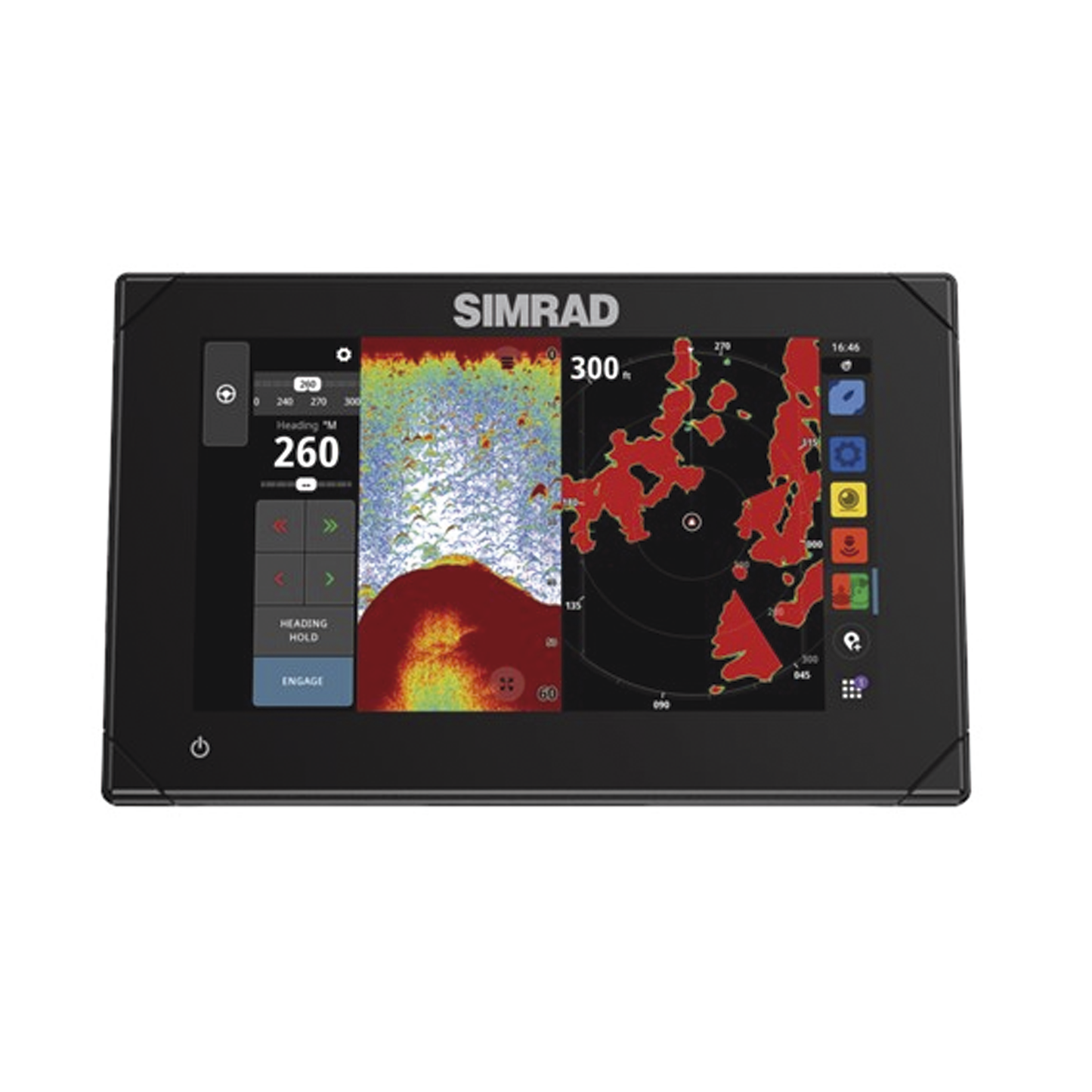 Pantalla de Navegación NSX de7 pulgadas / SolarMAX IPS HD / Integración Total con Mercury / Compatibilidad con Radar HALO / Uso Compartido de Datos de Sonda / Conectividad Inalámbrica y Ethernet / Compatibilidad NMEA 2000