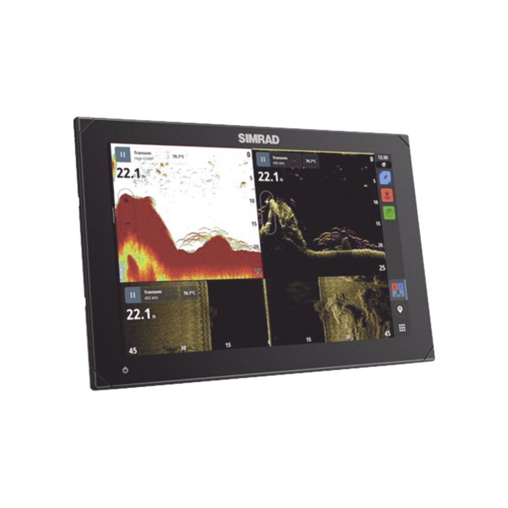 Pantalla de Navegación NSX de 12 pulgadas / SolarMAX IPS HD / Integración Total con Mercury / Compatibilidad con Radar HALO / Uso Compartido de Datos de Sonda / Conectividad Ethernet y USB / Red NMEA 2000