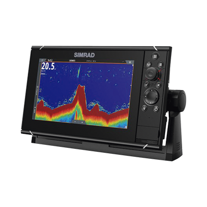 Pantalla Náutica 9 Pulgadas SolarMAX IPS / Procesador iMX 8 / Ecosonda Integrada 1kW CHIRP / GPS Incorporado / Conectividad Inalámbrica / Compatibilidad con Accesorios Simrad / Montaje Flush o Bracket / Incluye Mapa Mundial