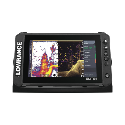 Pantalla de navegación Elite FS  de 9" no incluye transductor.