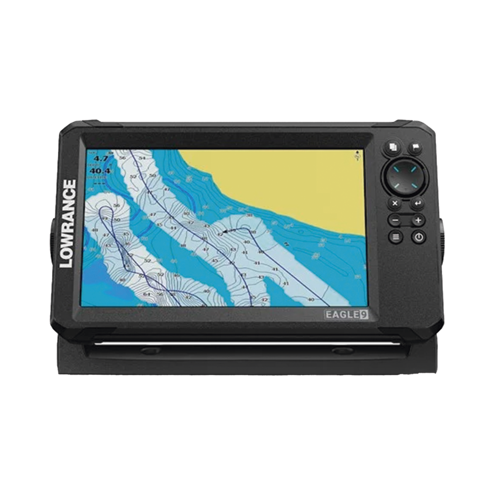 Eagle-9 ecosonda en pantalla horizontal IPS de 9 pulgadas, incluye transductor skimmer 50/200 kHz