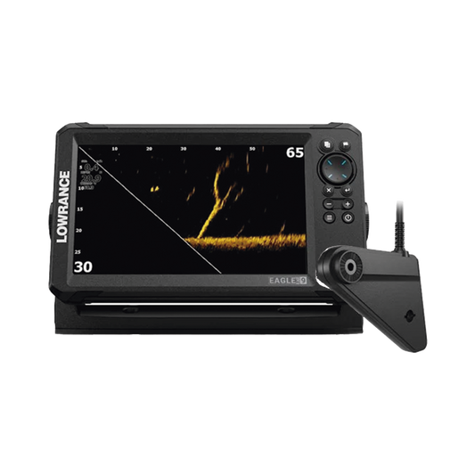 Eagle eye 9 ecosonda en pantalla horizontal IPS de 9 pulgadas, incluye transductor ojo de águila