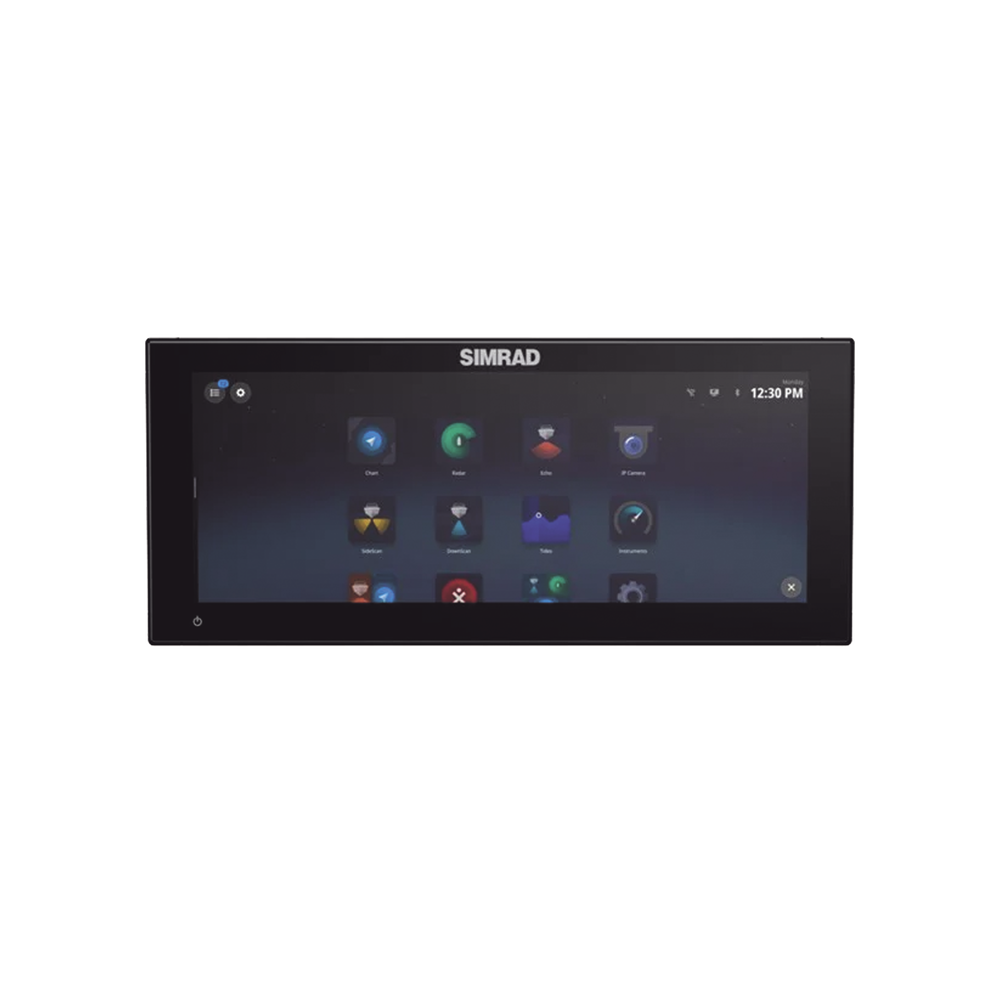 Pantalla Ultrawide NSX ULTRAWIDE de 12 pulgadas / Pantalla SolarMAX™ IPS HD / Integración con Mercury® y CZone® / Sonar Active Imaging™ / Compatibilidad con C-MAP® X-Gen Charts / NMEA 2000® / Ethernet y USB