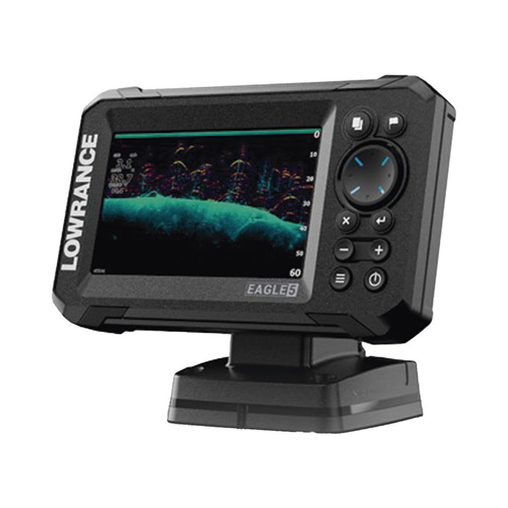 Eagle-5 ecosonda en pantalla horizontal IPS de 5 pulgadas, incluye transductor skimmer 50/200 kHz