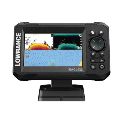 Eagle-5 ecosonda en pantalla horizontal IPS de 5 pulgadas, incluye transductor skimmer 50/200 kHz