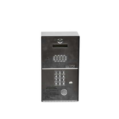 Audioportero Telefónico DKS Para 600 números Telefónicos / Control Para 2 Puertas / Gabinete Para Sobreponer/ Marcación a 16 Digitos / Linea Análoga o Digital