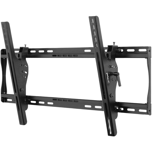 Montaje de pared Universal con inclinacion para Pantallas de 40" a 75" / Inclinación +15° a -5° / Capacidad Carga 79 kg / Sistema Hook-and-Hang Instalación Individual