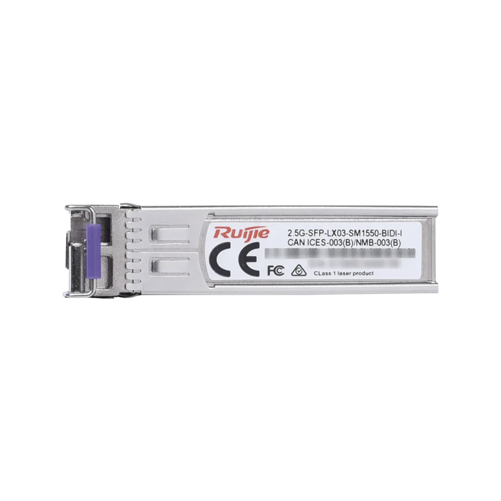 Transceptor Lado (B) un Hilo BiDi  SFP 2.5Gb LC Monomodo Tx 1550nm / Rx 1310nm, hasta 3km
