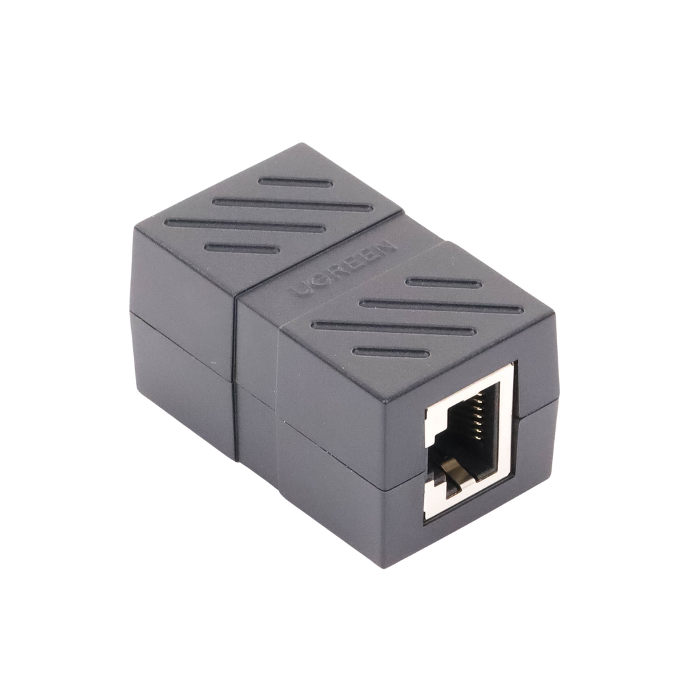 Acoplador (Extensor de Cable Ethernet RJ45 a RJ45) | 1000Mbps | Compatibilidad con Cat7 Cat6A Cat6 Cat5e | Compatible con POE | Ignífugo | ABS