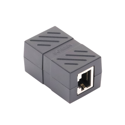 Acoplador (Extensor de Cable Ethernet RJ45 a RJ45) | 1000Mbps | Compatibilidad con Cat7 Cat6A Cat6 Cat5e | Compatible con POE | Ignífugo | ABS