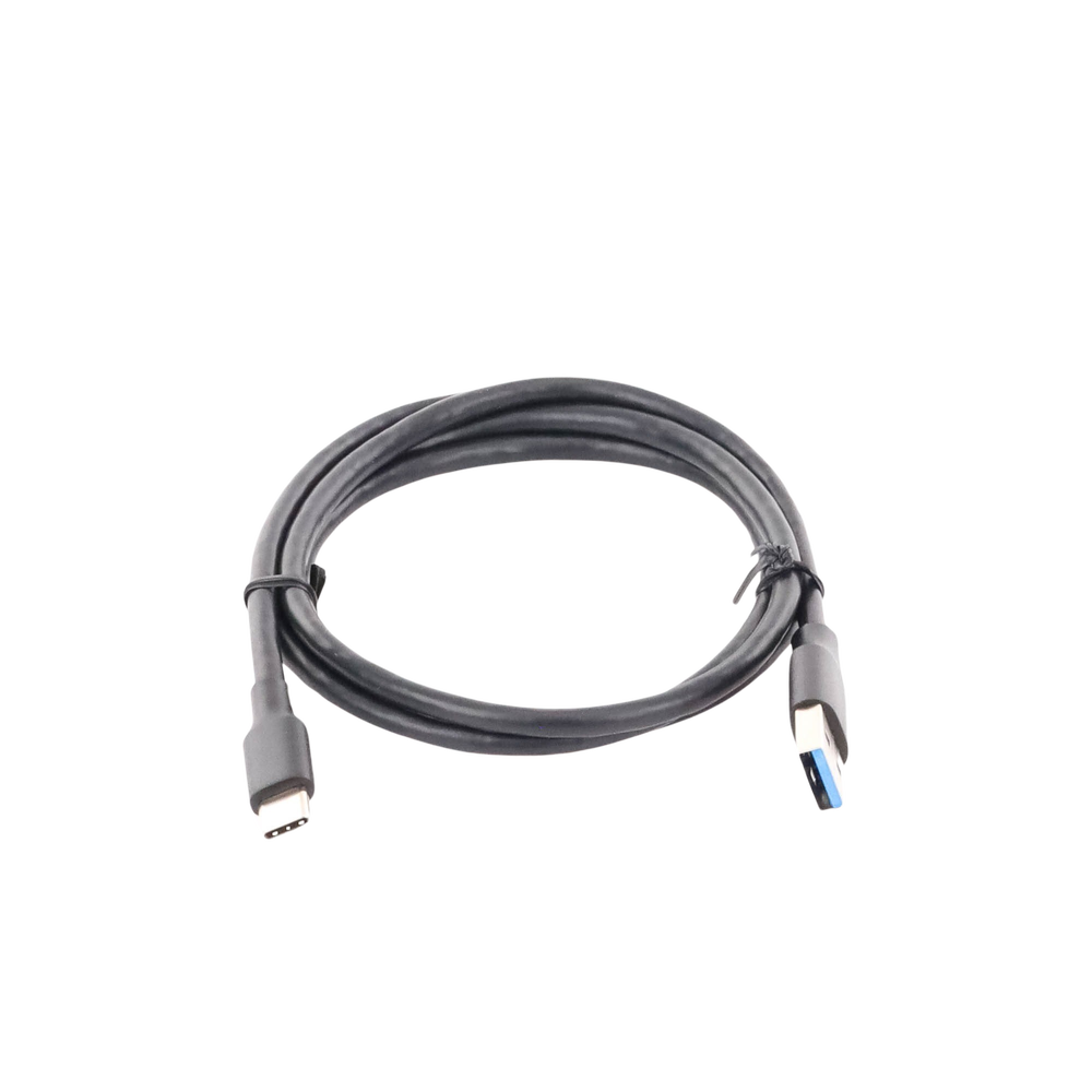 Cable USB-A a USB-C | 1 Metro | Carga y Sincronización de Datos | Carga Rápida 60W | Datos 5 Gbps | QC 3.0/2.0 | FPC | AFC | Protección Integrada | Duradero y Flexible| Caja ABS | Cubierta de TPE | Color Negro.