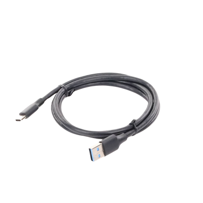 Cable USB-A a USB-C | 1 Metro | Carga y Sincronización de Datos | Carga Rápida 60W | Datos 5 Gbps | QC 3.0/2.0 | FPC | AFC | Protección Integrada | Duradero y Flexible| Caja ABS | Cubierta de TPE | Color Negro.