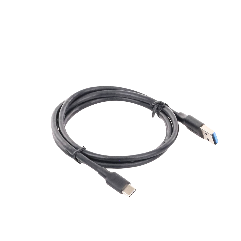 Cable USB-A a USB-C | 1 Metro | Carga y Sincronización de Datos | Carga Rápida 60W | Datos 5 Gbps | QC 3.0/2.0 | FPC | AFC | Protección Integrada | Duradero y Flexible| Caja ABS | Cubierta de TPE | Color Negro.