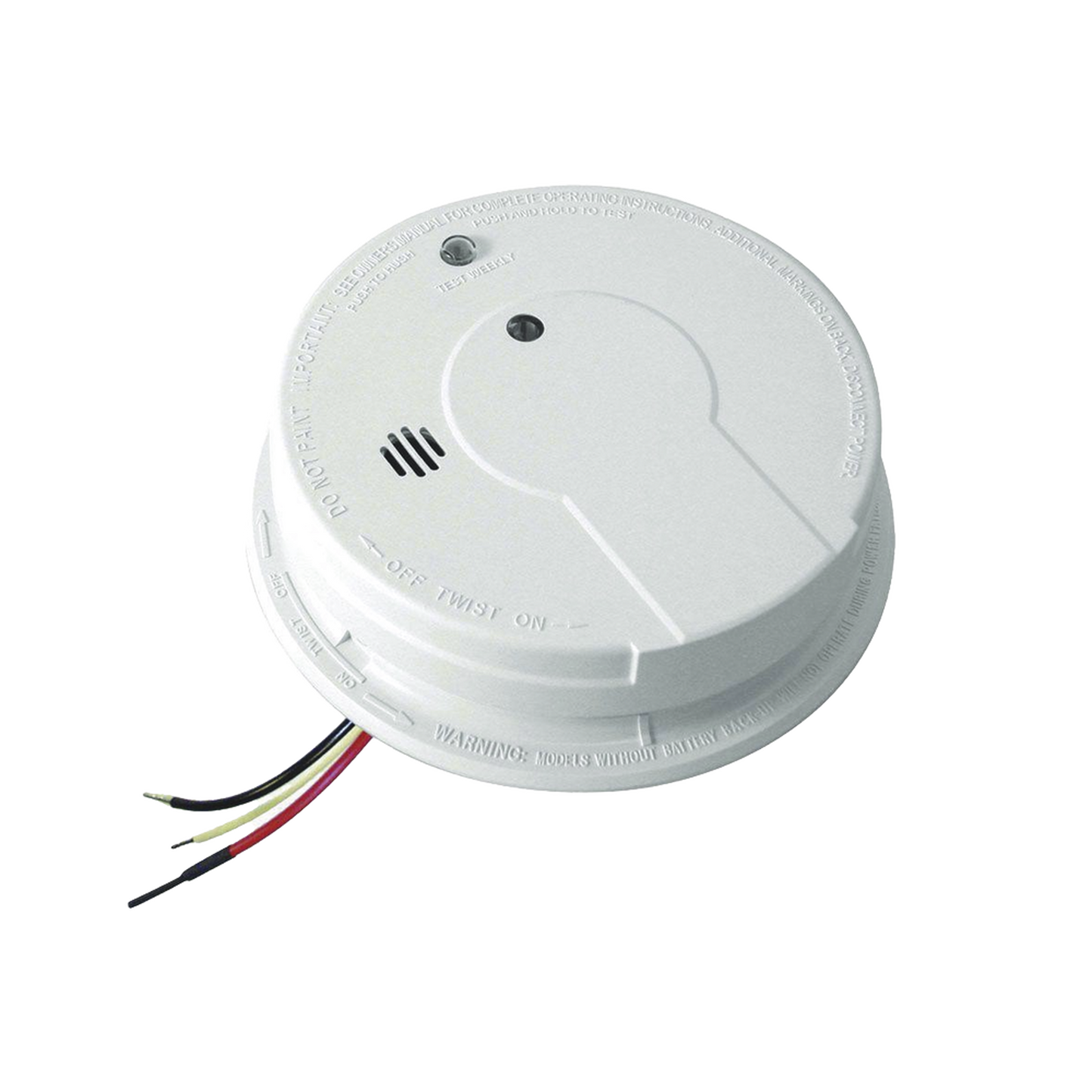 Alarma de Humo Fotoeléctrica a 120V �?? 9vdc Batería de respaldo