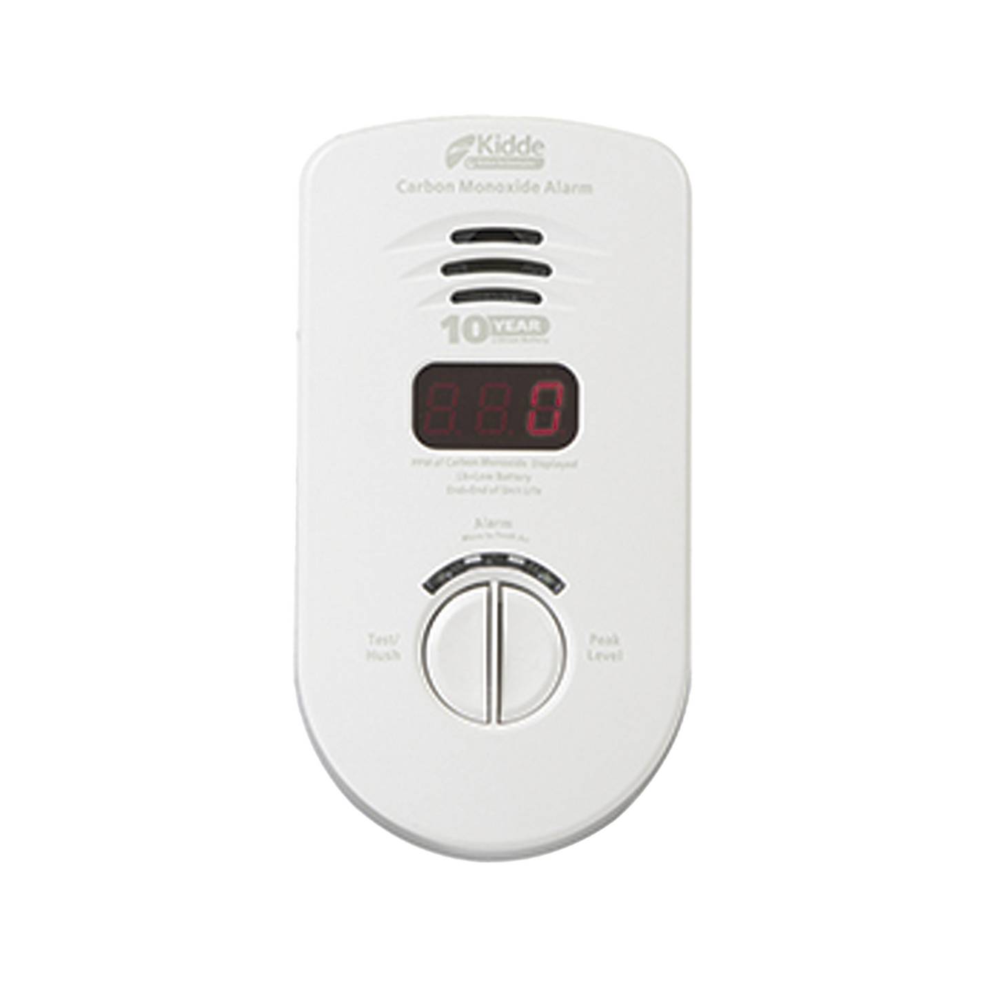 Alarma de Monóxido de Carbono 120 AC | Batería 10 años |  Display | Paquete de 3