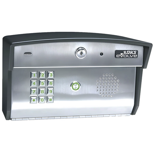 Sistema video entry residencial, 10 residentes, programable a 4 o 5 digitos