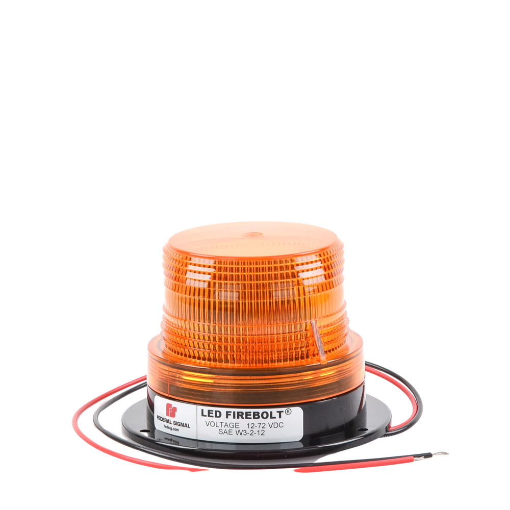 Estrobo ámbar FIREBOLT PLUS de tecnología LED, 12-72 Vcc