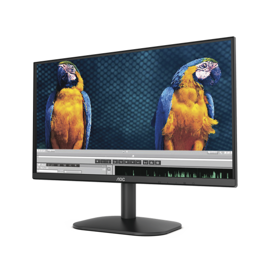 Monitor LED de 21.5” VESA, Resolución 1920 x 1080 Pixeles, Entradas de Video VGA/HDMI. Panel VA Backlight LED. Aspecto Ultradelgado