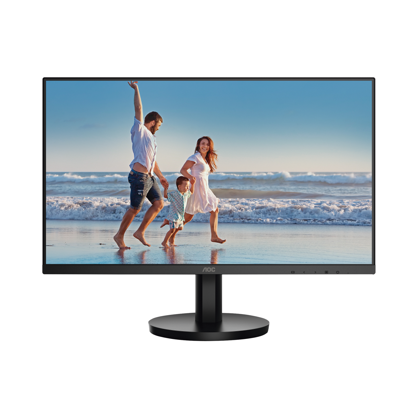 Monitor LED de 27" VESA, Resolución 1920 x 1080 Pixeles / Entradas de Video VGA / HDMI. Panel IPS Backlight LED. Ultra Delgado / soporta VESA 100x100