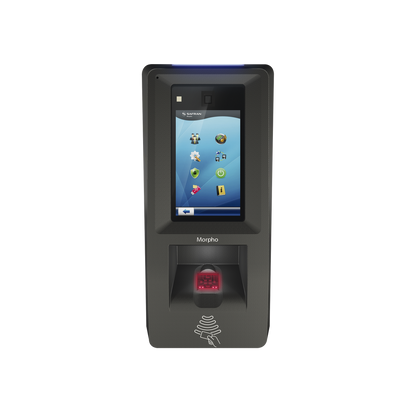Lector de Huellas Serie Sigma Extreme MULTI-FFD con lector Mifare   PoE, IP65, IK09 aprobado por FBI