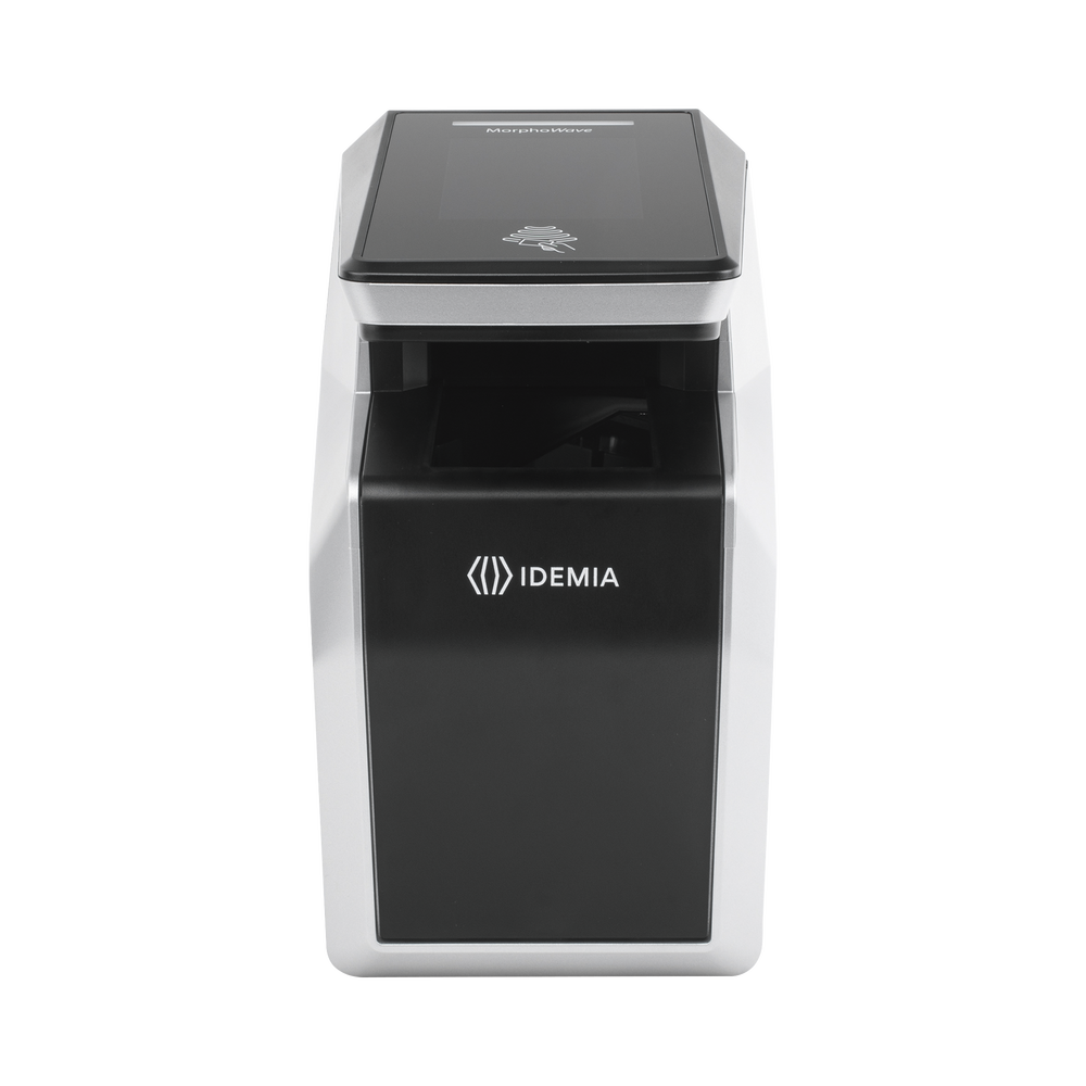 Lector de huella MorphoWave Compact / lector Multiformato  MIFare, DESFire, Prox HID, ICLASS/ QR/ IP65 / PoE