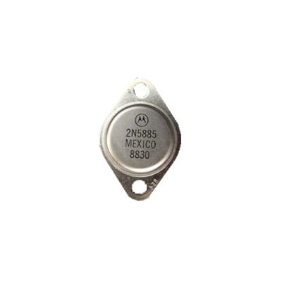 Transistor de Silicio NPN, 60 Vce, 25 Amp. , 200 Watt , Montaje TO-3