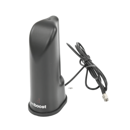 Antena de escritorio tipo cilindro color negra. Cubre las bandas de frecuencia celular. Especial para amplificadores y dispositivos celulares 4G y 3G. Con 1.52 m de cable RG-174 y con conector SMA macho.