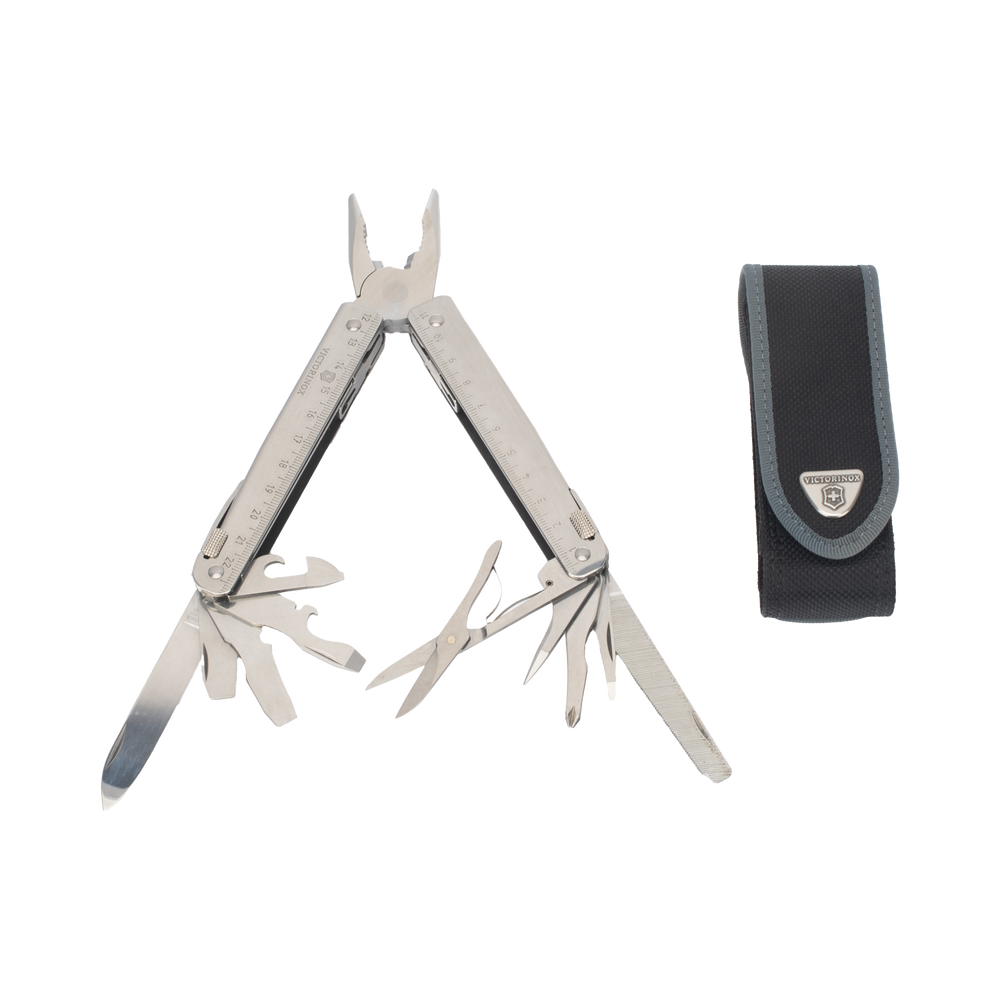 Navaja Victorinox Multiherramienta SwissTool X con 26 Funciones. Incluye Funda de Nylon