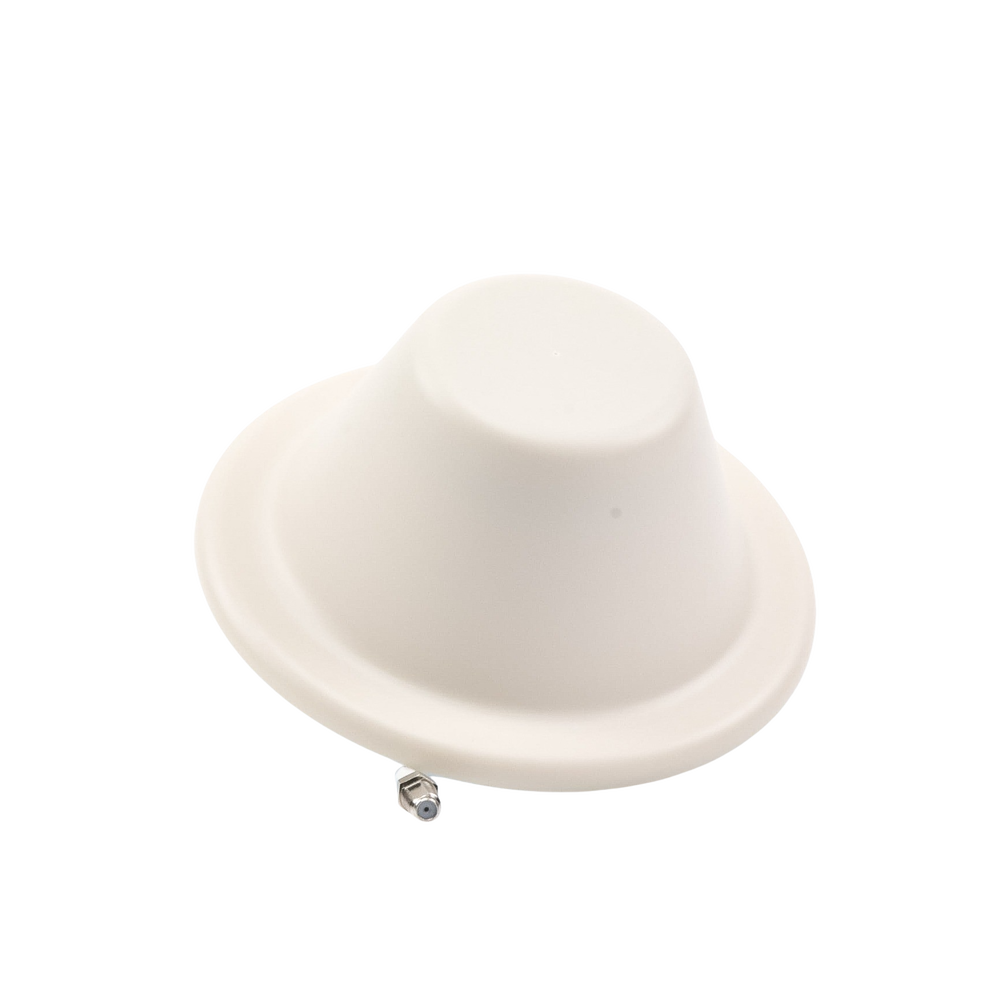 Antena Tipo Domo| 698-960/1710-2700 MHz, 2/4 dB | 75 Ohm, con conector F Hembra.