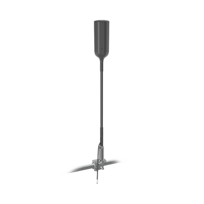 Antena Omnidireccional para Amplificador o Modem 4G/3G | Con montaje para espejo de Tractocamión | Rangos de frecuencia 700-900 MHz, 1710-2270 MHz | Ganancia Máxima 4.3 dBi.