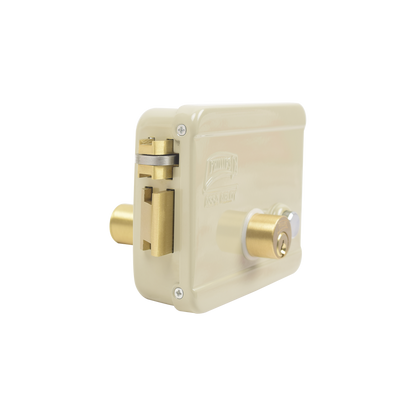 Cerradura Eléctrica / Incluye Llave /Con Botón integrado / Izquierda / Exterior