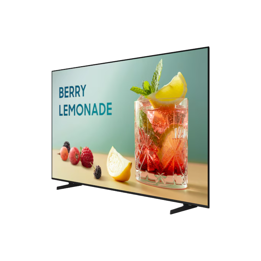 Televisor Smart Business Samsung 43" / 3 Años de garantia / 4K UHD (3840x2160) / Panel E-LED  / Brillo 300 nit / WiFi 5 y Bluetooth 5.3 / Smart TV Tizen / Crystal Processor 4K / HDR10+ / Sonido 20W 2CH / Operación 16/7