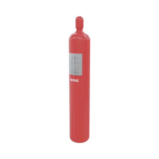 Cilindro de Agente Extintor de Gas Inerte Oxeo | Argón 80L 2901 PSI | Sistema de Extinción Oxeo