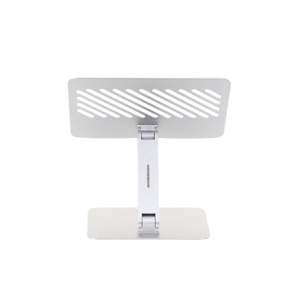 Soporte de Aluminio para Laptop | Ajustable 180° | Soporta Laptops de 10 a 17.3''| Capacidad de Carga 5Kg | Excelente Estabilidad | Diseño Para Alta Disipación de Calor | Altura y Angulo Ajustable | Plegable y Portátil.