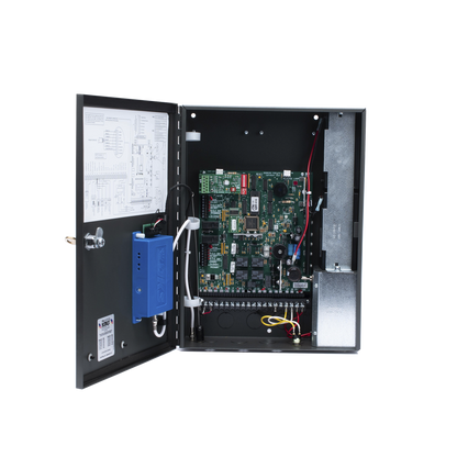 Cuadro de Mando Para Operadores Abatibles Doorking 6006-380 / Soporta Respaldo de Baterias