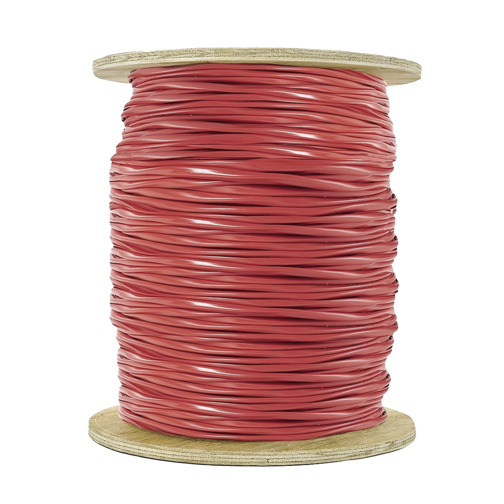 Carrete de Alambre 305 Metros (1000 Pies) / 4 x 16 AWG / Riser / Color Rojo / Tipo FPLR, CL3R, (UL) FT4 / Para Aplicaciones en Sistemas de Detección de Incendio y Sistemas de Evacuación