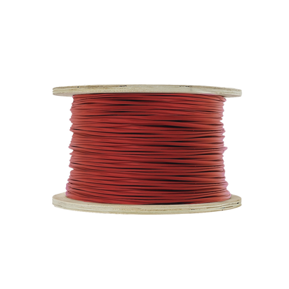 Bobina de 305 Metros (1000 Pies) de Alambre / 2 x 16 AWG / Riser / Para Aplicaciones de Incendio FPLR / Blindado Sólido Color Rojo