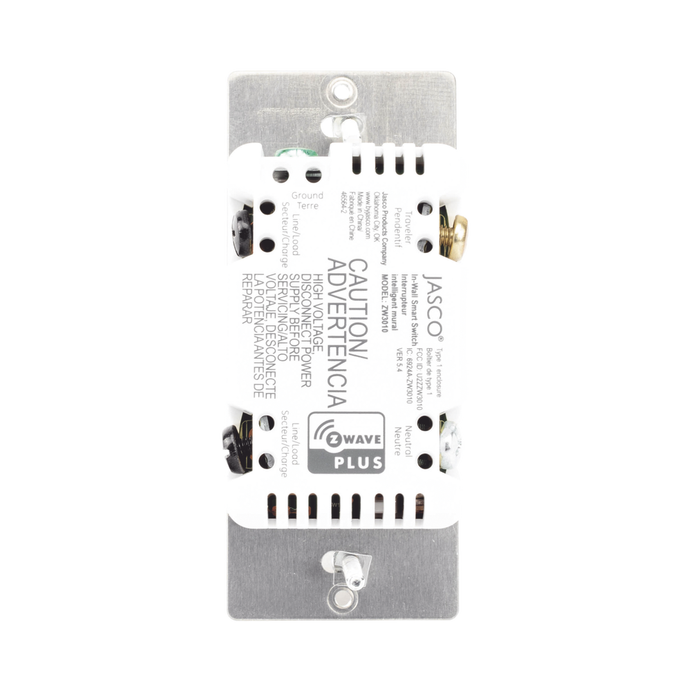 (ZWAVE) Dimmer, señal inalámbrica Z-WAVE, compatible con HUB HC7, C8, panel de alarma L5210, L7000, Total Connect. y Alarm.Com