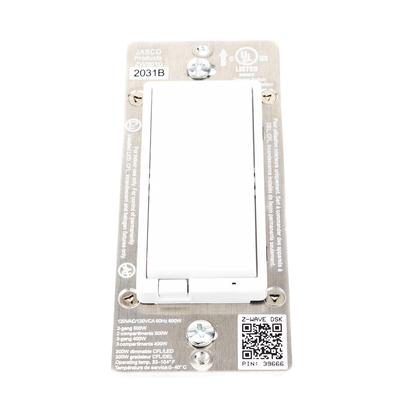 (ZWAVE) Dimmer, señal inalámbrica Z-WAVE, compatible con HUB HC7, C8, panel de alarma L5210, L7000, Total Connect. y Alarm.Com