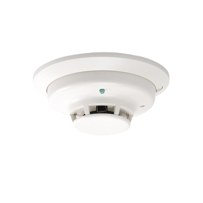 Detector Fotoeléctrico de Humo de 4 Hilos con Sensor de Temperatura a 57° C, Serie i3