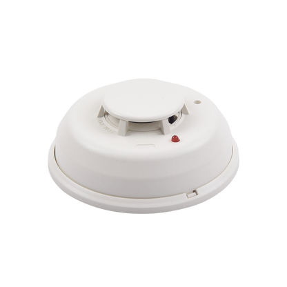 Detector Fotoelectrico de Humo de 4 Hilos con Relevador y Sensor de Temperatura, Serie i3