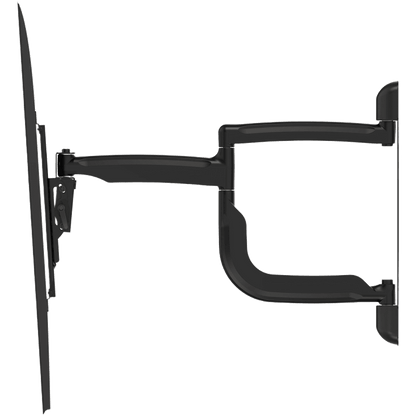 Soporte de Pared Articulado SmartMount para Pantallas 43" a 65"+ / Extensión 30.1" (765mm) / Capacidad 90 lb (41kg) / VESA 200x100 a 600x400mm / Pivote ±90° / Gestión Integrada de Cables